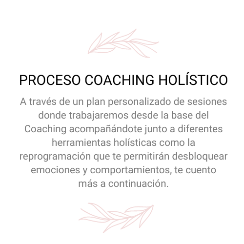 proceso de coaching holístico Beatriz Llamas Coach